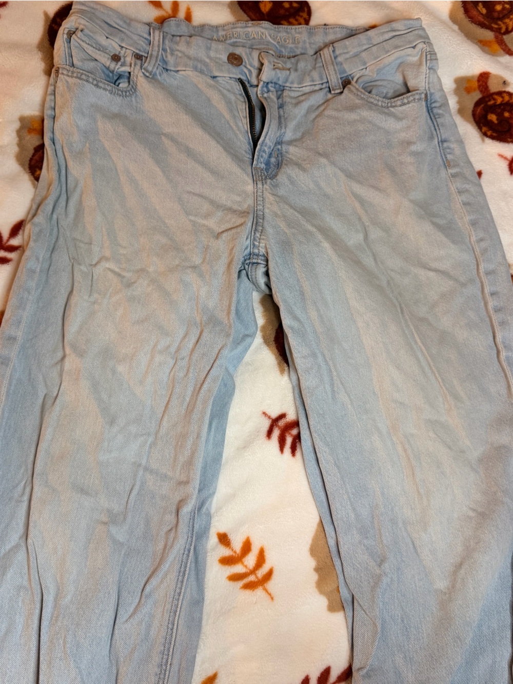 American Eagle Outfitters Light Blue wide leg  Jeans